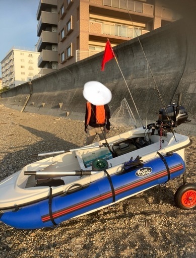 引き取り限定‼️3m未満組立てボート（分割ボート） D-255PX2