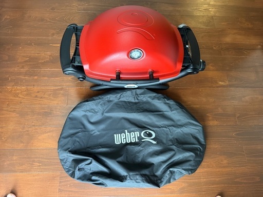 weber 　Q1250 グリル 　ポータブルカートセット　その他色々付き