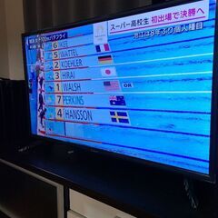 40 インチのテレビとハック 