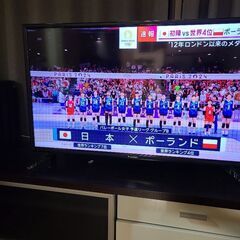 40 インチのテレビとハック 