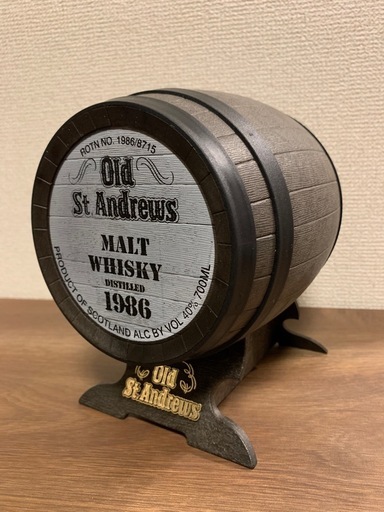 【未開栓】OLD ST.ANDREWS 1986 オールド セント アンドリュース 樽型ボトル ウイスキー 700ml 酒