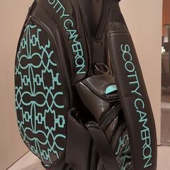 美品 世界限定100本 スコッティキャメロン ドッグパターン キャディバッグ アウトレット】スコッティキャメロン キャディバッグ 2015 ドッグ