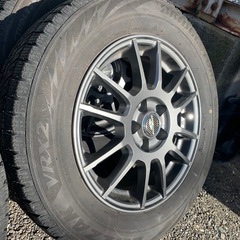 プリウス30 タイヤホイール4本セット　､冬タイヤ　溝4mm以上ぐらい