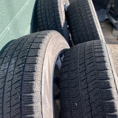 プリウス30 タイヤホイール4本セット　､冬タイヤ　溝4mm以上ぐらい