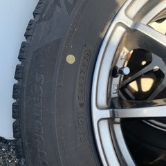 プリウス30 タイヤホイール4本セット　､冬タイヤ　溝4mm以上ぐらい