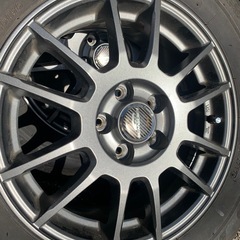 プリウス30 タイヤホイール4本セット　､冬タイヤ　溝4mm以上ぐらい