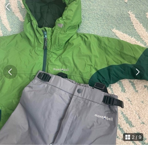 mont-bell スキーウェアー 140㎝ mont-bell キッズ スキーウェア 140