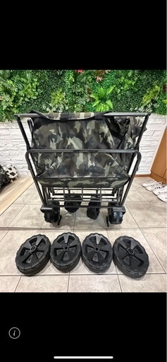 キャンプ用品　ワゴン