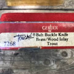 GERBER Touche Belt Buckle Knife 7268