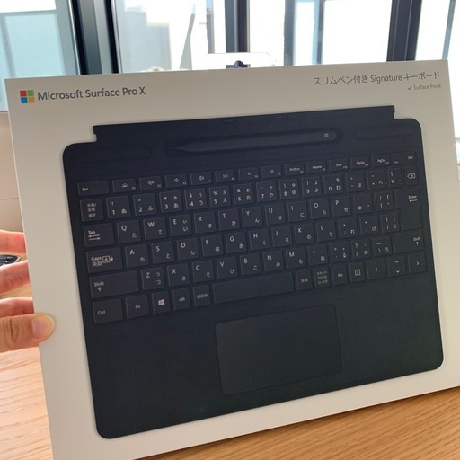 Surface Pro X Signature キーボード スリム ペン付き/ブラック QSW-00019
