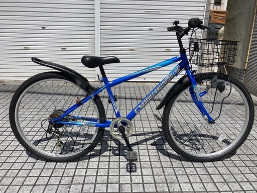 【26インチJr.マウンテン】6段変速付　前後タイヤ　チェーン新品❗️若林自転車　膳所店　SALE中❗️