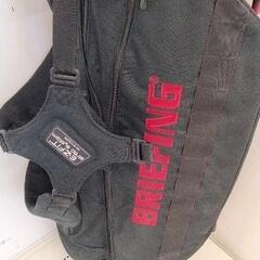 0729-048 BRIEFINGキャディーバッグ(黒)【高額商品の為カウンター内で保管しております】