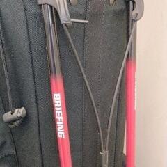 0729-048 BRIEFINGキャディーバッグ(黒)【高額商品の為カウンター内で保管しております】