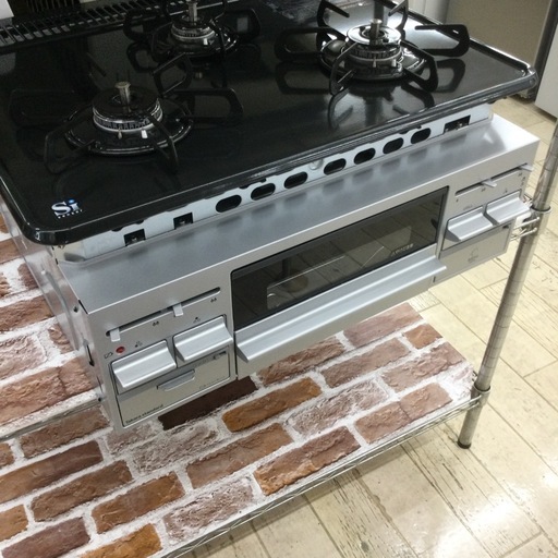 【✨なかなか入荷しない未使用ビルトイン❗️天ぷら油加熱防止機能❗️焦げ付き消化機能❗️消し忘れ消火❗️立ち消え安全❗️機能盛りだくさん❗️✨】参考価格¥44,490円　Takarastandard/タカラスタンダード　　都市ガスビルトインコンロ　TN36V-60 2023年製
