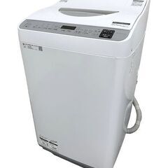 2021年製 シャープ 全自動洗濯機 5.5㎏ 乾燥3.5㎏ ES-TX5E-S 穴なし槽