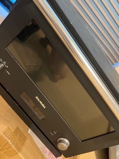 バルミューダオーブンレンジ　黒　美品