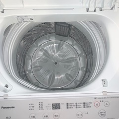 ⭐️Panasonic⭐️全自動洗濯機　2022年5.0kg 大阪市近郊配送無料
