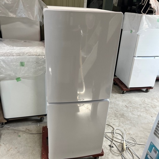 2023年製ハイアール　ノンフロン2ドア冷蔵庫148L/ホワイト/配送設置可能
