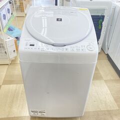 縦型洗濯乾燥機　SHARP  ES-TX8G-W  8.0kg ...