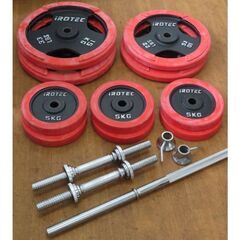 ♪IROTEC/アイロテック ウェイトプレート 80kg バーベル ダンベル 札幌♪