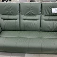 ★ジモティ割あり★  ３人掛けソファー 緑 H93×D68×W176 クリーニング済み TC840 ☆ジモティ割あり☆ 3人掛けソファー 緑 H93×D68×W176 クリーニング