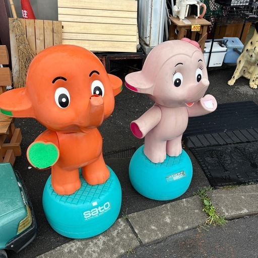 サトちゃん　サトコちゃん　店舗用人形　現状品