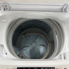 2022年製全自動洗濯機 洗濯4.5kg 最短10分洗濯  HW-K45E ホワイト  洗濯機 4.5kg 洗濯 脱水 ステンレス槽 槽洗浄 槽乾燥  風乾燥 