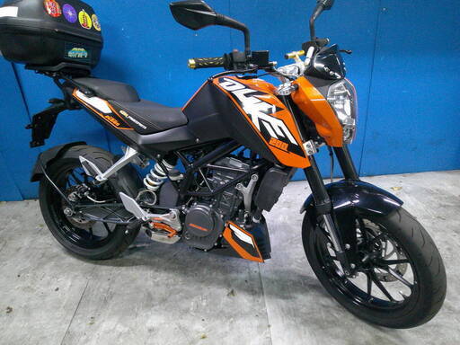 KTM 200デューク 黒/オレ  自賠責保険加入で乗れます 半額配送キャンペーン 現状渡し諸経費￥0- 横浜 P-Yard
