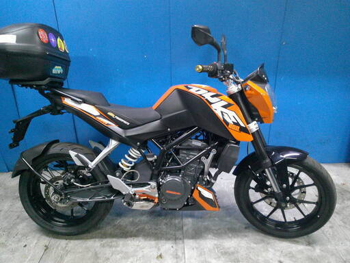 KTM 200デューク 黒/オレ 自賠責保険加入で乗れます 半額配送