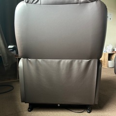 《美品中古》電動リクライニングチェア-ポロラルフローレン ポロベア プリントスエット グレー XL 熊 動物プリント