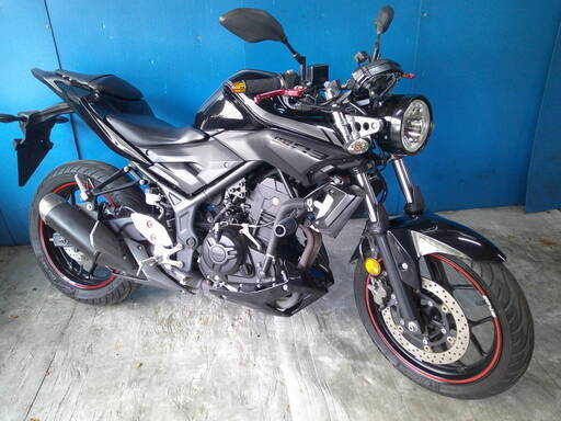 YAMAHA MT-03 黒 車検残R7/8月  名変で乗れます 半額配送キャンペーン 現状渡し諸経費￥0- 横浜 P-Yard