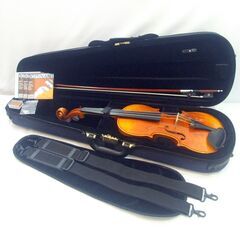 メンテ済み スズキバイオリン No550 4/4 1986年 虎杢 ドミナント弦搭載 スーパーライトケース フェルナンブーコ弓 美品セット 豪華セット 良音 全国発送対応 愛知県清須市より 名古屋市近郊 おすすめ！！ 管理（カ）T8292