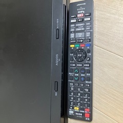 SHARP AQUOSブルーレイディスクレコーダー値下げしました