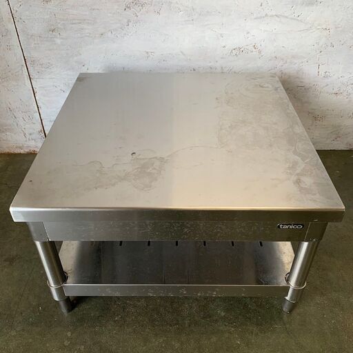 【Tanico】タニコー ステンレス作業台 棚 調理台 厨房 業務用 W600×D600×H360mm Y0121