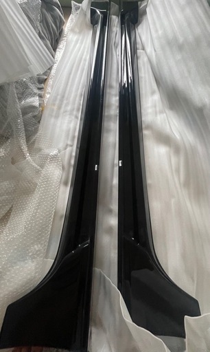 スバルwrx vab型 クールレーシング（KUHL RACING）サイドステップ ブラック塗装済み 新品