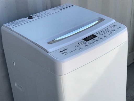 E476◇ハイセンス　洗濯機◇8.0kg◇2019年製◇ウェーブウォッシュ◇風乾燥機能付き◇HW-DG80B