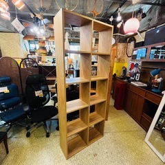 池上店】 無印良品 スタッキングシェルフ 2列 5段 オーク材 オープン 