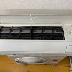 K05500　中古エアコン シャープ 2017年製 主に6畳用 冷房能力 2.2KW / 暖房能力 2.5KW