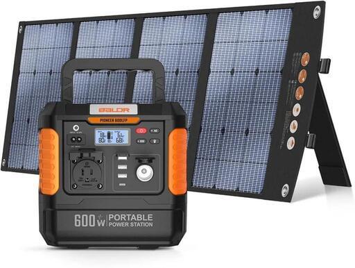 ポータブル電源 120Wソーラーパネルセット 6倍超長寿命 蓄電池 1.5時間急速充電