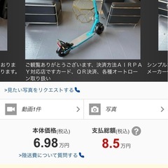 新車】【免許不要】【ヘルメット不要】【公道走行可能】Rich bit ES1 