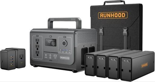 ポータブル電源 Rallye 1200 Pro ソーラーパネル セット1296Wh 1200W Seri 100 1枚 大容量 バッテリは単独で充電可能 無制限の容量拡張 無停電 高持久力