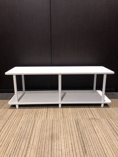 【展示品・未使用品】ラック 収納棚 オープンシェルフ 幅124cm 参考価格12990円自社配送時代引き可※現金、クレジット、スマホ決済対応※