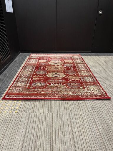 【展示品・未使用品】ラグ 柄ラグ オールシーズン ヴィンテージレッド 133×195cm 参考価格15990円自社配送時代引き可※現金、クレジット、スマホ決済対応※