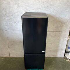 【Panasonic】 パナソニック 2ドア 冷凍冷蔵庫 容量168L 冷凍室44L 冷蔵庫124L NR-BW177C-K 2015年製 J0214