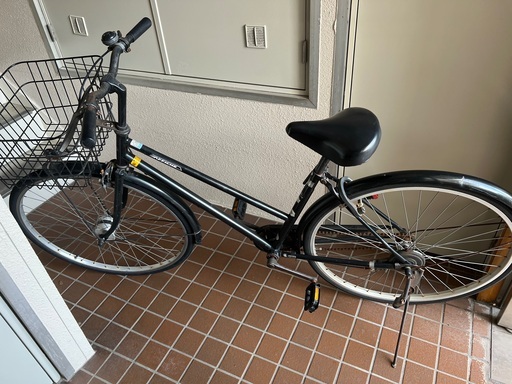 27 インチ　軽快シティサイクル（黒）