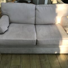 トレファク花小金井店】Thomasville/2人掛けソファ/ホワイト/中古家具 