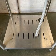 【Tanico】 タニコー ステンレス製 水切り台 作業台 バッグガードあり W600×D600×H95.5(BG12.5) Y0127