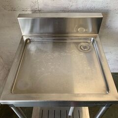 【Tanico】 タニコー ステンレス製 水切り台 作業台 バッグガードあり W600×D600×H95.5(BG12.5) Y0127