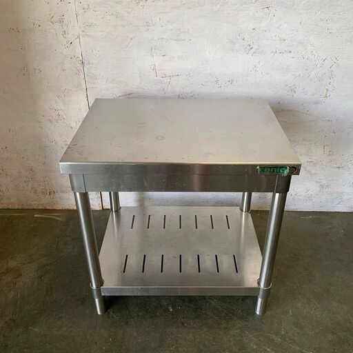 【Tanico】タニコー ステンレス作業台 棚 調理台 厨房 業務用 W600×D450×H600mm Y0128