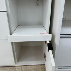 ☆ジモティ割あり☆ ニトリ レンジボード 白 H180×D41.5×W104.5 